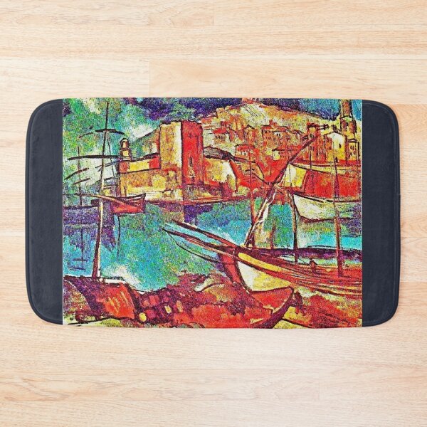 Item preview, Old Port of Marseilles  by Maurice de Vlaminck (digitally enhanced by WatermarkNZ Press) designed and sold by CristalleLisa.