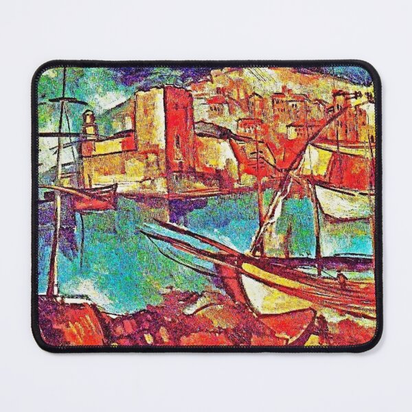 Artikelvorschau, Alter Hafen von Marseille von Maurice de Vlaminck (digital verbessert von WatermarkNZ Press) entworfen und verkauft von CristalleLisa.