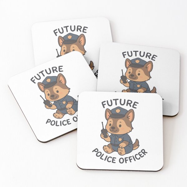 Item preview, Cute Dog Future Police Officer Theme designed and sold by HandicraftArt.
