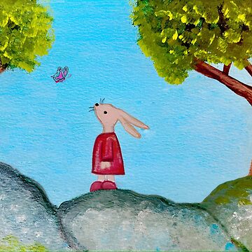 Artwork thumbnail, Bunny Butterfly Dream by shopcherry