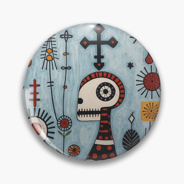 Item preview, Vibrant Mexican Folk Symbolism #1 designed and sold by BoBiloArt.