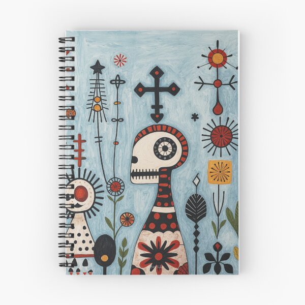 Item preview, Vibrant Mexican Folk Symbolism #1 designed and sold by BoBiloArt.