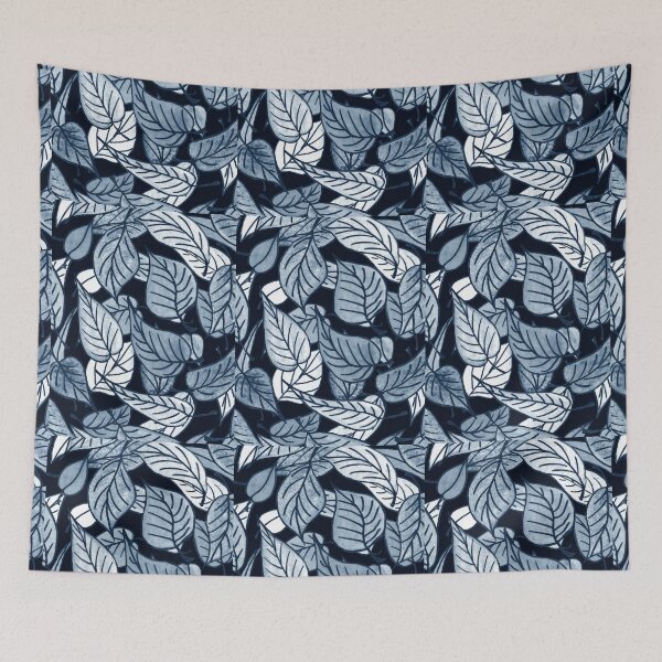Item preview, Blue Leaves Watercolor Pattern I designed and sold by Irina Sztukowski.