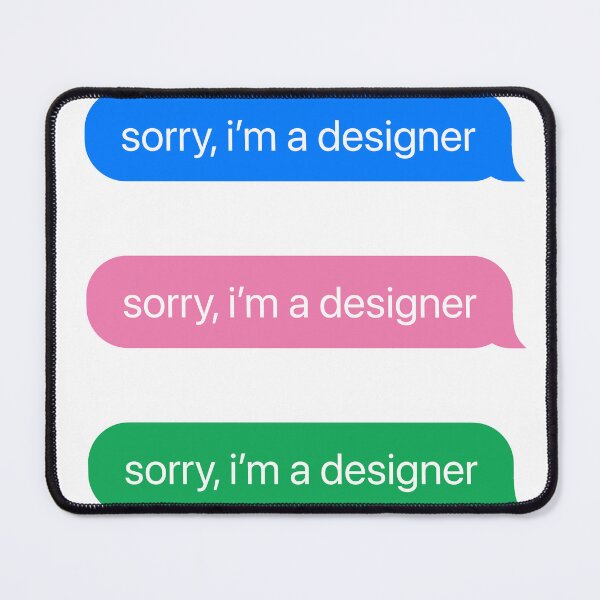 Item preview, sorry, i'm a designer pack - UX Designer | Product Designer | UI Designer Stickers designed and sold by PoshPixel.