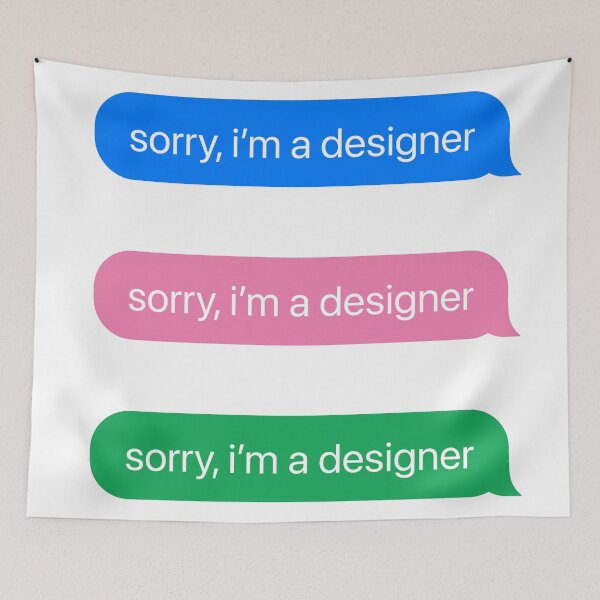 Item preview, sorry, i'm a designer pack - UX Designer | Product Designer | UI Designer Stickers designed and sold by PoshPixel.