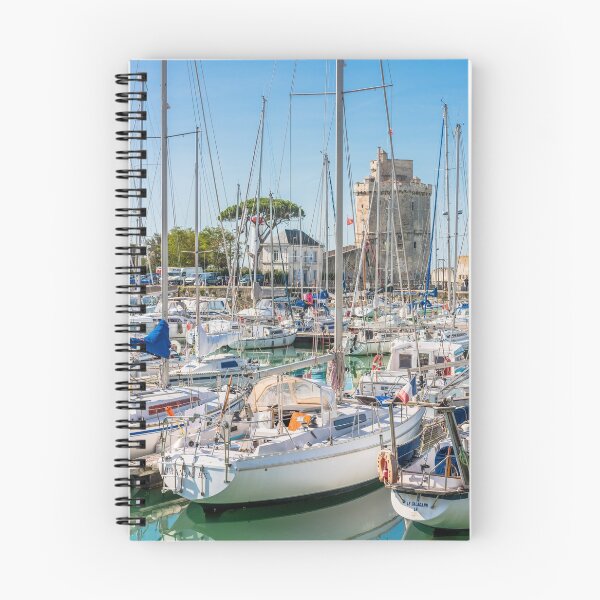 Item preview, Yachts in the old port of La Rochelle  designed and sold by dvoevnore.
