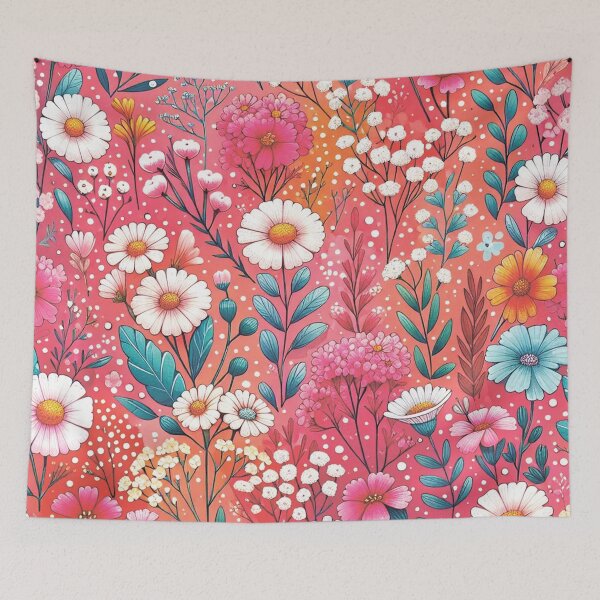 Item preview, Floral pattern. Field of flowers. designed and sold by MagelliShop.