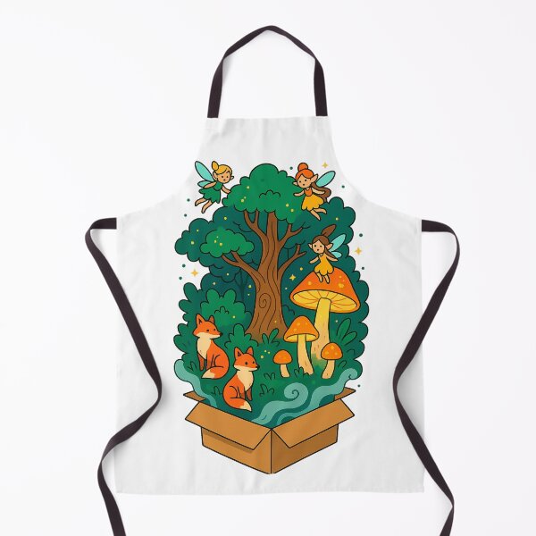 Item preview, Cardboard Box with Enchanted Forest designed and sold by QuirkBeasts.