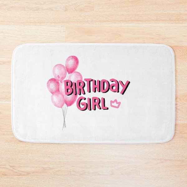 Item preview, Birthday Girl Pink Balloons Design designed and sold by It's Wheelie Cool.