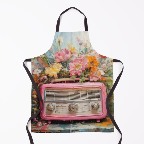 Item preview,  Spring retro pink cassette player with flowers,Bloom Boom,Spring,floral designed and sold by Expressions-Sel.