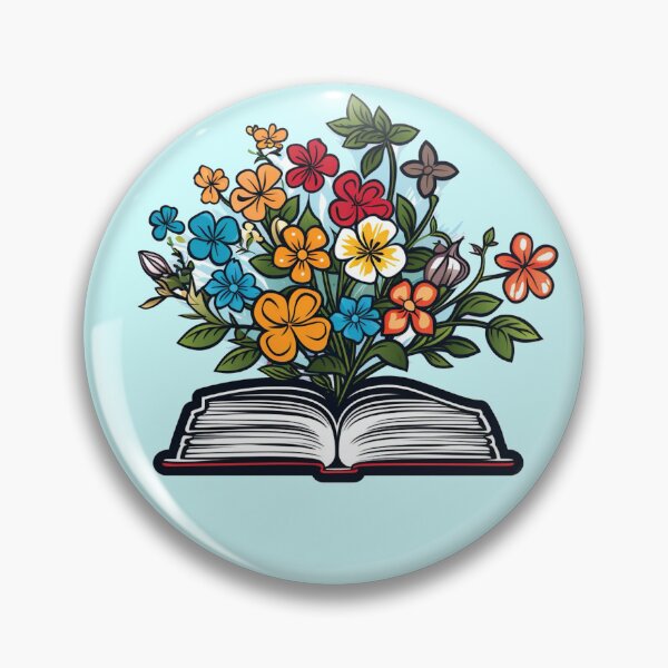 Item preview, Flowers Growing Out of a Book designed and sold by Myra365Art.