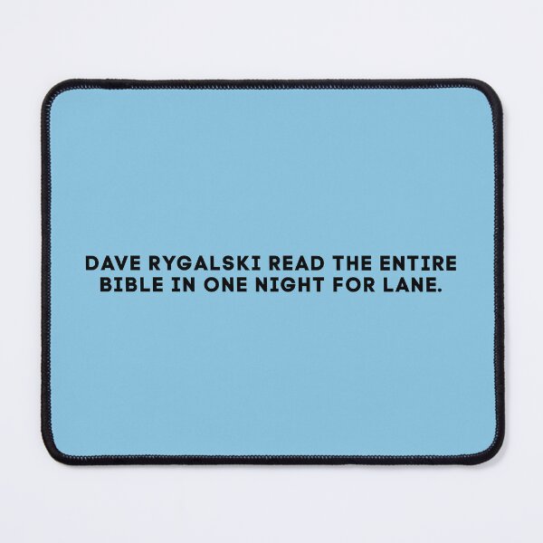 Item preview, Dave Rygalski Read the Entire Bible in One Night for Lane. designed and sold by gollyitsMolly.