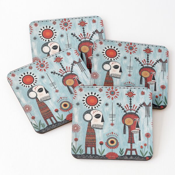Item preview, Vibrant Mexican Folk Symbolism #2 designed and sold by BoBiloArt.