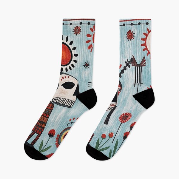 Item preview, Vibrant Mexican Folk Symbolism #2 designed and sold by BoBiloArt.