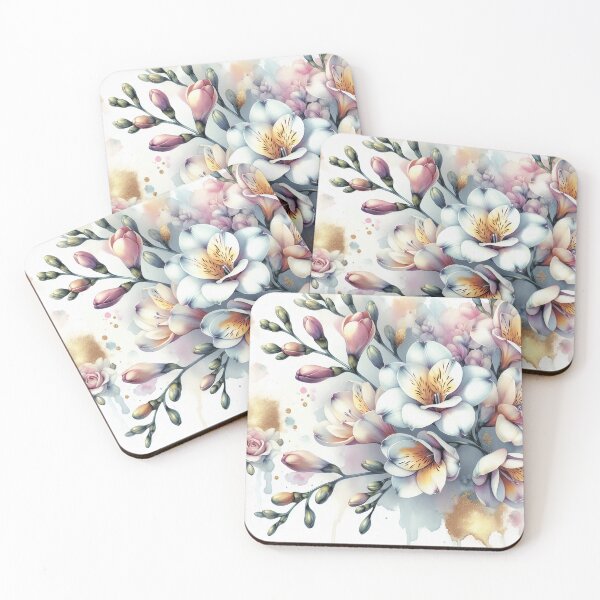 Item preview, Floral pattern. Freesias. designed and sold by MagelliShop.