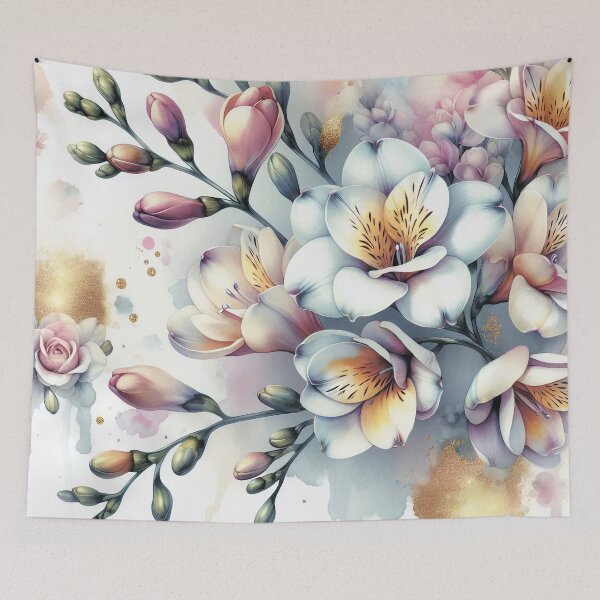 Item preview, Floral pattern. Freesias. designed and sold by MagelliShop.