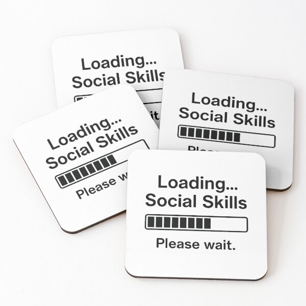 Item preview, Loading Social Skills – Funny Introvert Quote designed and sold by negve.