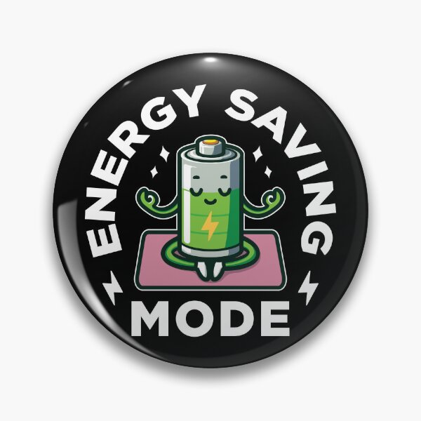 Item preview, Energy Saving Mode Cute Battery Yoga designed and sold by MO DESIGNS.