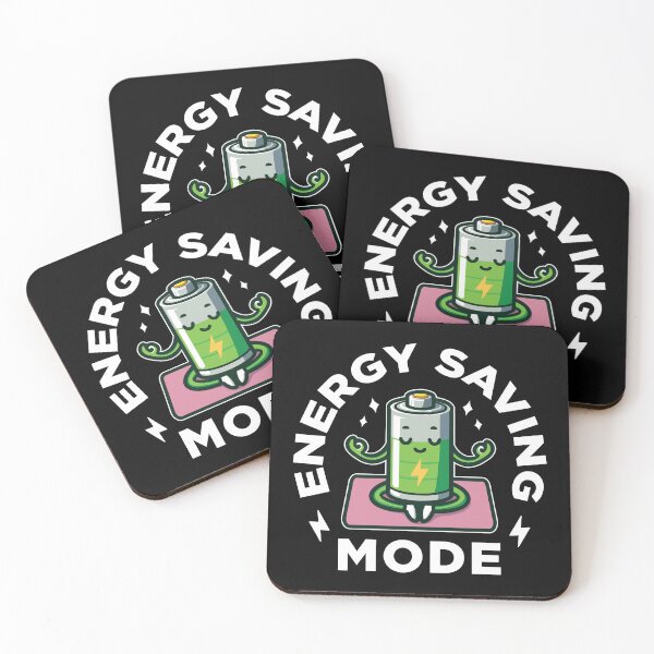 Item preview, Energy Saving Mode Cute Battery Yoga designed and sold by MO DESIGNS.