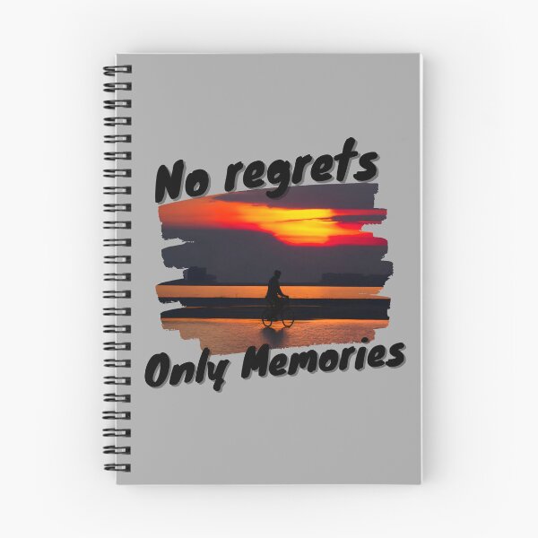 Item preview, No regrets only memories - YOLO Lifestyle - Travel Inspiration designed and sold by tinytwist.