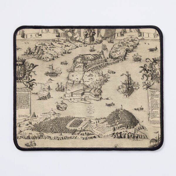 Item preview, Vintage map of Isole Tremiti Archipelago, Italy (1670) designed and sold by Vintagenaut.