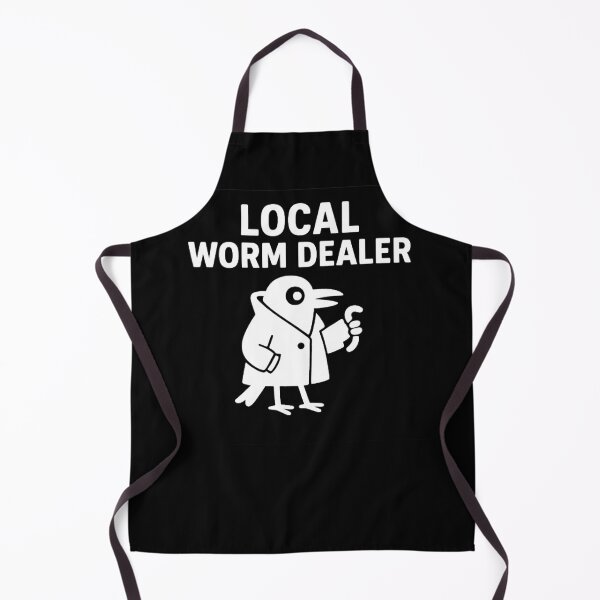 Item preview, Local Worm Dealer – Funny Bird Lover Humor designed and sold by The Junto Shop.