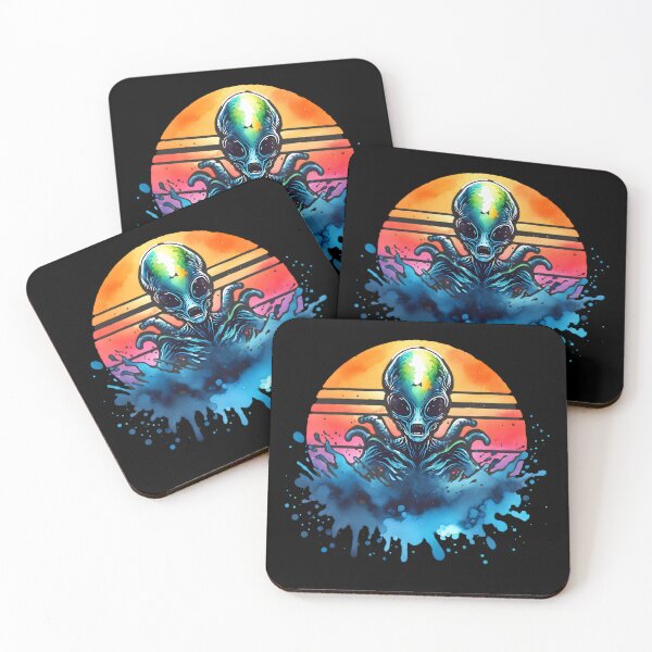 Item preview, A colorful horror alien. designed and sold by ReneMM.