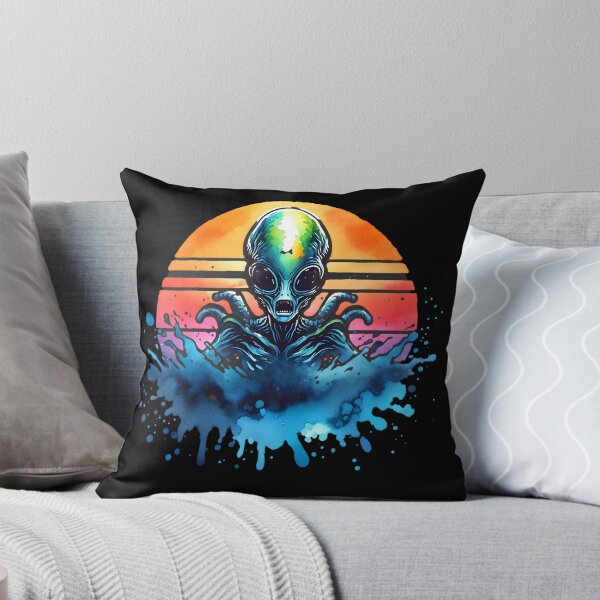 Item preview, A colorful horror alien. designed and sold by ReneMM.