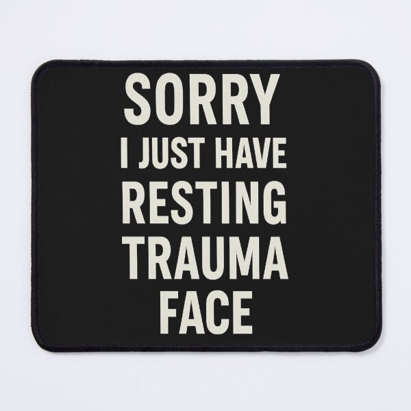Item preview, Traumatismo facial en reposo designed and sold by InksDen.