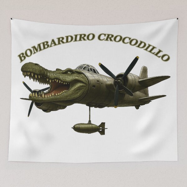 Item preview, Bombardiro Crocodile designed and sold by Kunst-Shirt.