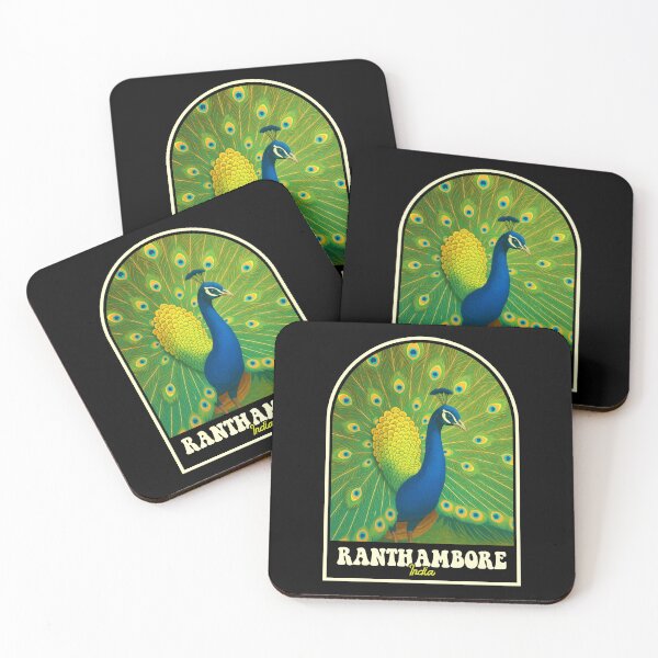 Item preview, Ranthambore India Peacock National Park Wildlife Vintage Art designed and sold by JackCurtis1991.
