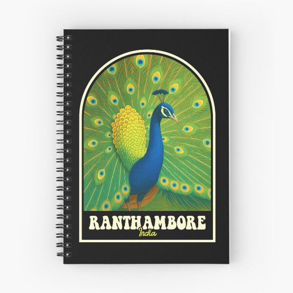 Item preview, Ranthambore India Peacock National Park Wildlife Vintage Art designed and sold by JackCurtis1991.
