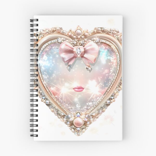 Item preview, Vanity Soul – Coquette Heart Mirror with Attitude designed and sold by AI-Only Creations.