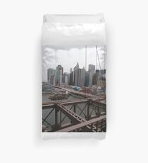 Manhattan, #Manhattan, New York, #NewYork, NYC, #NYC, New York City, #NewYorkCity Duvet Cover