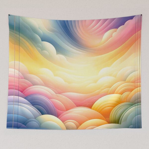 Item preview, Dreamy Cloudscapes: Finding Peace in the Puffy Colorful Clouds designed and sold by Fantabulous.