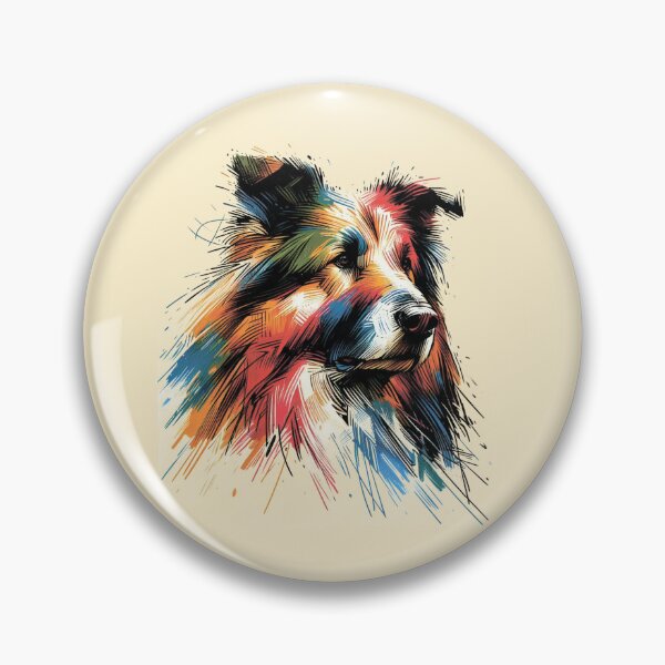 Item preview, Colorful dog. Dog breed. Shetland Sheepdog. designed and sold by MagelliShop.