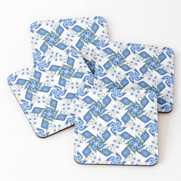 Item preview, Azure Swirl: An Abstract Dance designed and sold by bloorose.