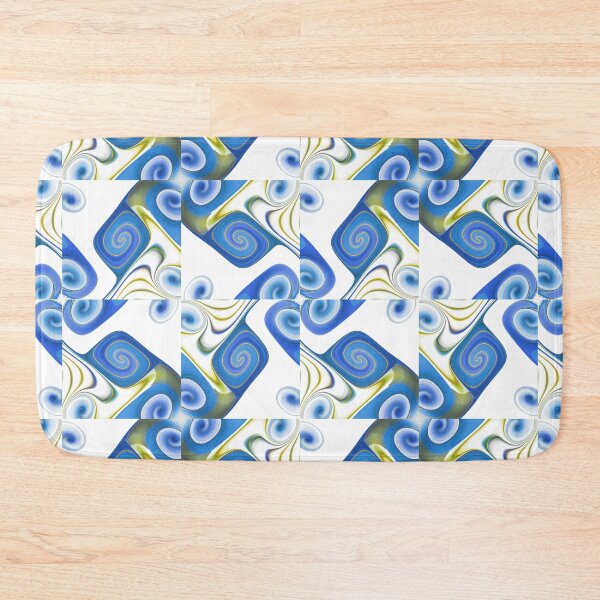 Item preview, Azure Swirl: An Abstract Dance designed and sold by bloorose.