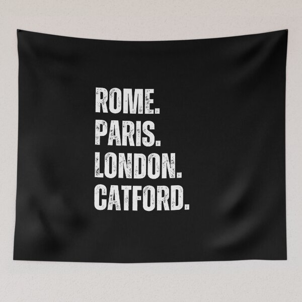 Item preview, Rome. Paris. London. Catford. – Funny Location Design designed and sold by It's Wheelie Cool.