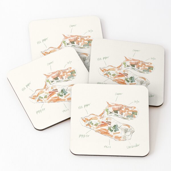 Item preview, Summer Rolls designed and sold by SavourySketchbook.