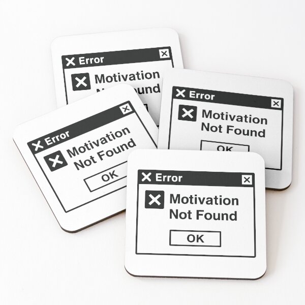Item preview, Error 404 – Motivation Not Found Window Pop-Up designed and sold by negve.
