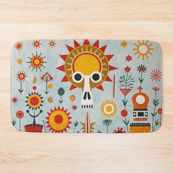 Item preview, Vibrant Mexican Folk Symbolism #5 designed and sold by BoBiloArt.