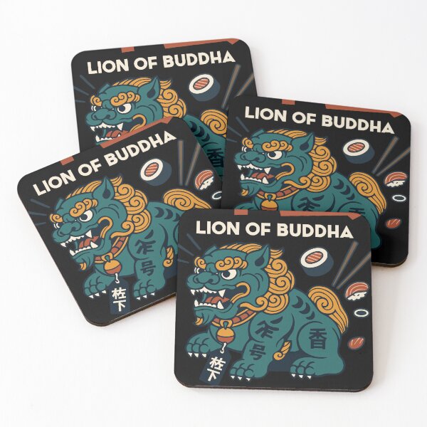 Item preview, Foo Dog Lion of Buddha Unisex T-Shirt designed and sold by AiPixals.