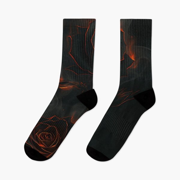 Item preview, Flaming Roses designed and sold by Kaleidoscope Print.