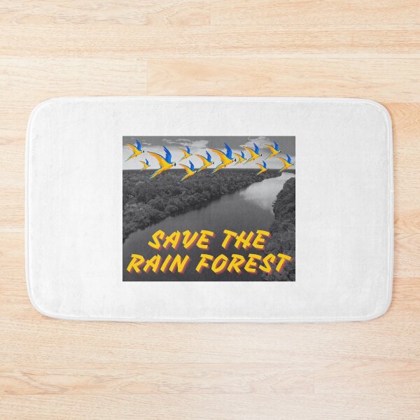 Item preview, Save the Rainforest – Tropical Parrot Activist Art designed and sold by Artitude Studio.