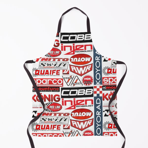 Item preview, aftermarket brands in red designed and sold by FeralJackRabit.