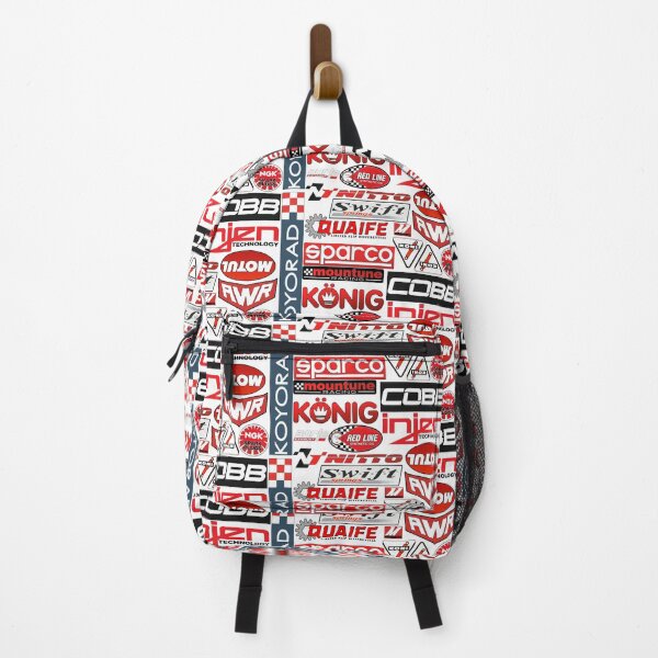 Item preview, aftermarket brands in red designed and sold by FeralJackRabit.