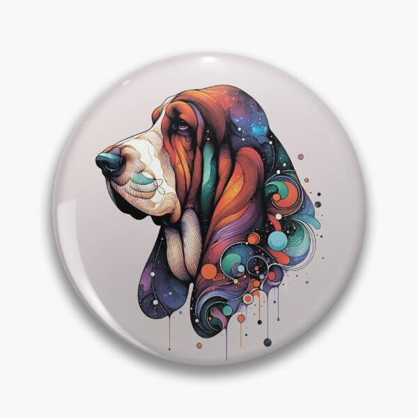 Item preview, Perro colorido. Raza: Besset. designed and sold by MagelliShop.