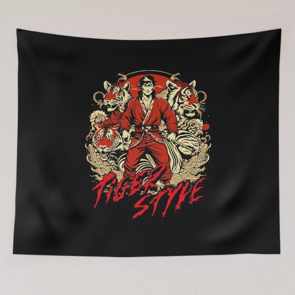 Item preview, Tiger Style Kung Fu cool martial arts design designed and sold by ReneMM.