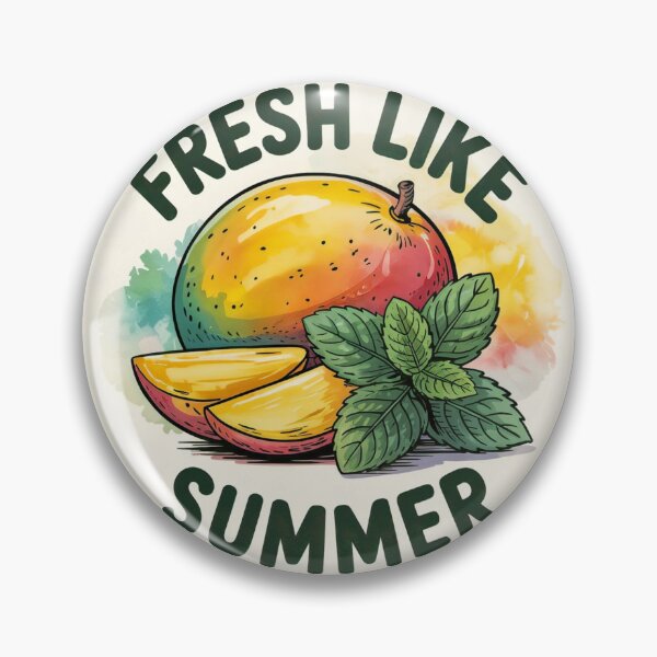 Item preview, Artistic Design of Mango, Slices, and Mint with Bold Text designed and sold by Creative88Art.